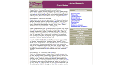 Desktop Screenshot of dragon-history.com